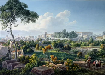 View of the Esquiline Hill, Rome, c.1800
