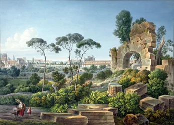 View of the Esquiline Hill, Rome, c.1800