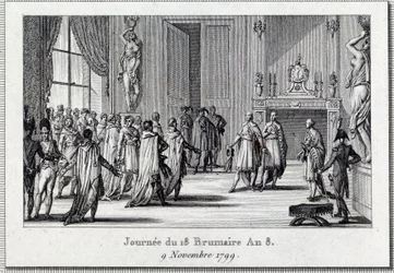 Napoleon Bonaparte at the Meeting of Saint Cloud