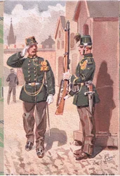 Chasseurs A Pied, Postcard