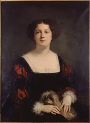 Portrait of Apollonie Sabatier (1822-1889), known as 
