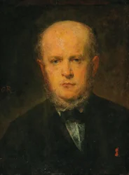 Portrait of Adolph Menzel 1815-1905, 1867