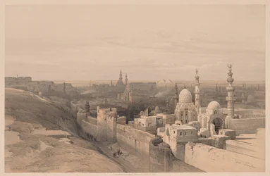 Egypt and Nubia: Volume III - No. 26, Cairo, Looking West, 1838