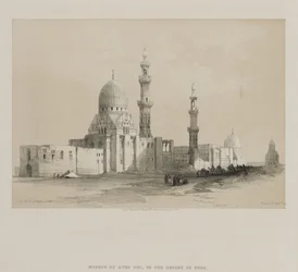Egypt and Nubia, Volume III: Tombs of the Caliphs-Cairo. Mosque of Ayed Bey, 1849