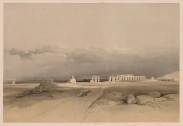 Egypt and Nubia: Volume II - No. 8, Ruins of the Memnonium, Thebes