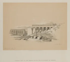 Egypt and Nubia, Volume II: Lateral View of the Temple called The Typhonoeum at Dendera