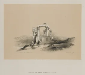 Egypt and Nubia, Volume II: Ruins of the Temple of Kardeseh, Nubia, 1848