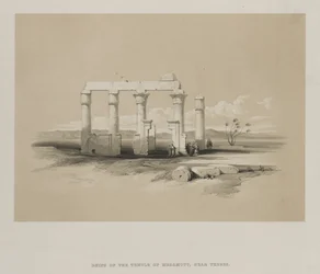 Ruins of the Temple of Madamoud, at Thebes