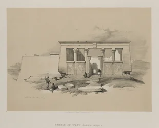 Temple at Wady Dabod, Nubia