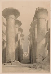 Egypt and Nubia: Volume I - No. 20, Great Hall at Karnak, Thebes