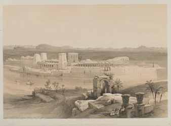 Egypt and Nubia, Volume I: General View of the Island of Philae, Nubia, 1846