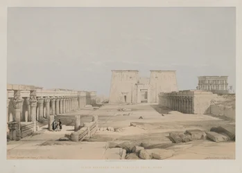 Egypt and Nubia, Volume I: Grand Approach to the Temple of Philae, Nubia, 1847
