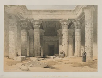 Egypt and Nubia, Volume I: Grand Portico of the Temple of Philae, Nubia, 1847