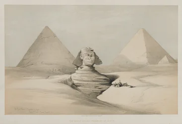 Egypt and Nubia, Volume I: The Great Sphinx, Pyramids of Giza, 1846