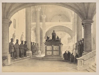 Sketches in Belgium and Germany, First Series, Tomb of Maximilian 1st, Innsbruck