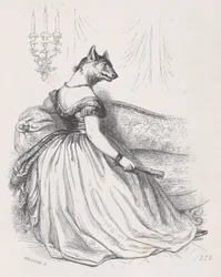 Now, I understand the mother wolf of Rome from Scenes from the Private and Public Life of Animals, ca. 1837-47