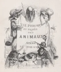 Private and Public Life of Animals, Scenes of Customs, ca. 1837-47