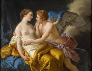 Cupid and Psyche by Louis Jean Francois Lagrenee