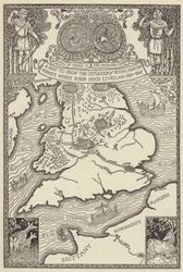 A Map to Show the Situation of Royal Hunting Forests Where Robin Hood Lived, AD 1160-1247