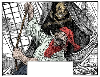Illustration by Louis Rhead for the novel 