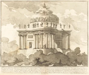 The Temple of Minerva, for the "Chinea" Festival