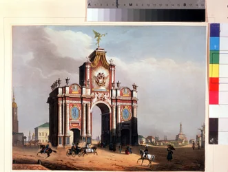The Red Gate in Moscow