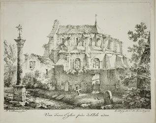 View of a Church Near l