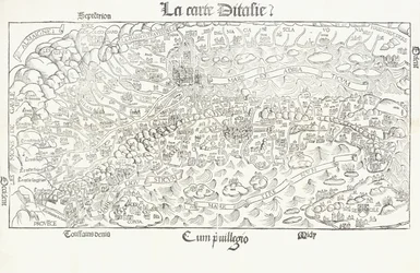 The Map of Italy