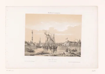 View of Caen from the Cours Caffarelli (Contemporary France)