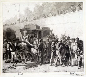 The Arrival of a Diligence (engraving)