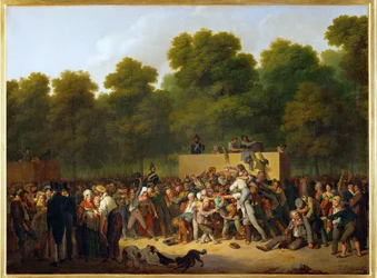 Distribution of Wine and Food at Champs Elysees