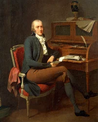 Portrait of Man Sitting at His Desk