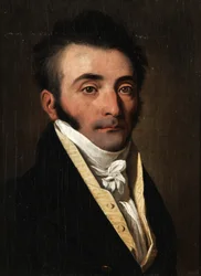 Portrait of a Man in a Yellow Vest