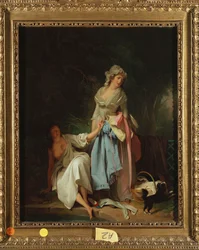 The Bather Surprised