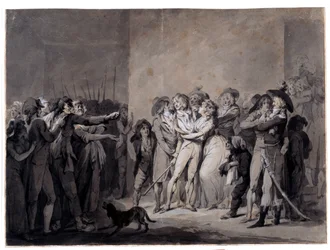The Arrest of Charlotte Corday (1768-1793) After the Murder of Marat