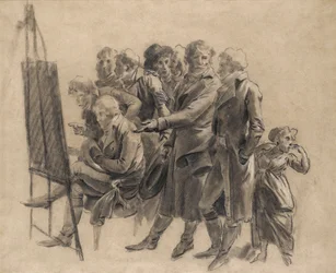 The Meeting of Artists (sketch)