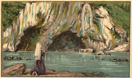 The Apparition of Virgin Mary in Lourdes