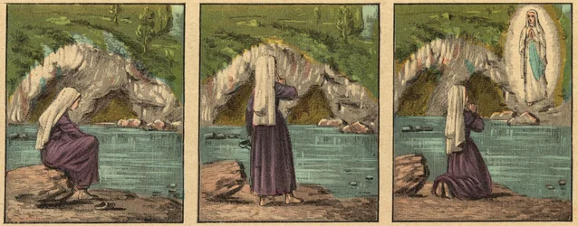 The Apparition of Virgin Mary in Lourdes