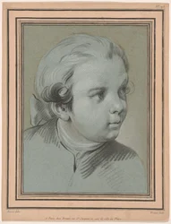 Head of a Young Boy Turned Three-Quarters to the Right