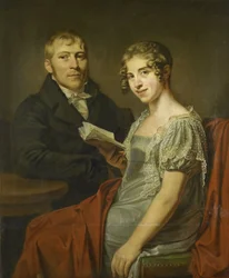 Hendrik Arend van den Brink and his Wife Lucretia Johanna van de Poll