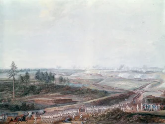 American War of Independence: The Battle of Yorktown, October 19, 1781 (detail)