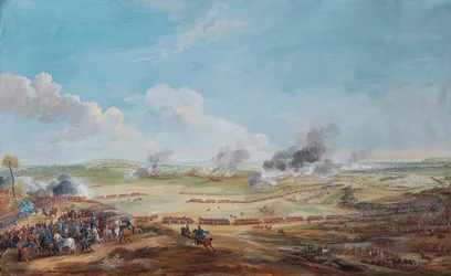 Perspective View of the Battle of Lauffeld on 2 July 1747