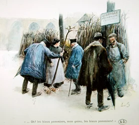 Nurserymen and Nurserywomen Praising the Wonderful Apple Trees of Normandy