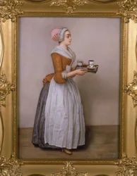 The Hot Chocolate, copy after the original by Jean-Étienne Liotard