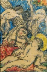 Madonna with Child and Two Angels