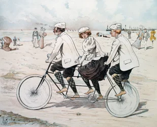 Three-Seater Tandem on Waterfront