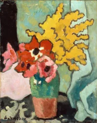 Anemones and Mimosa