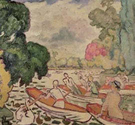 Boats in the Bois de Boulogne
