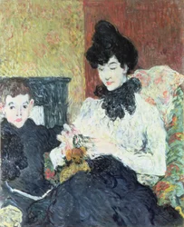 Madame Doubrere and her Son