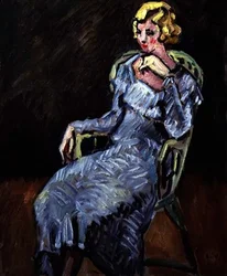 Young Woman Seated